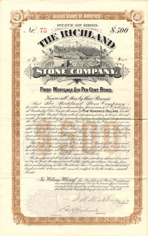 Richland Stone Co. - $500 Bond